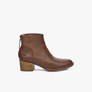 Ugg Bandara Ankle Läder Modestövlar Dam Bruna (427350IAR)